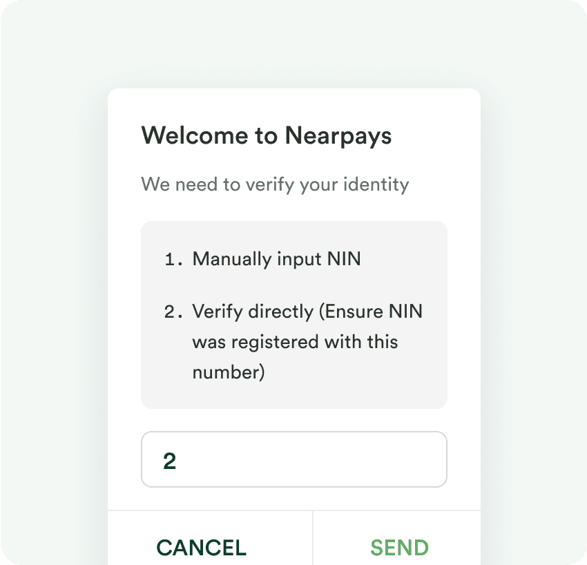 Verify With NIN (New Users)