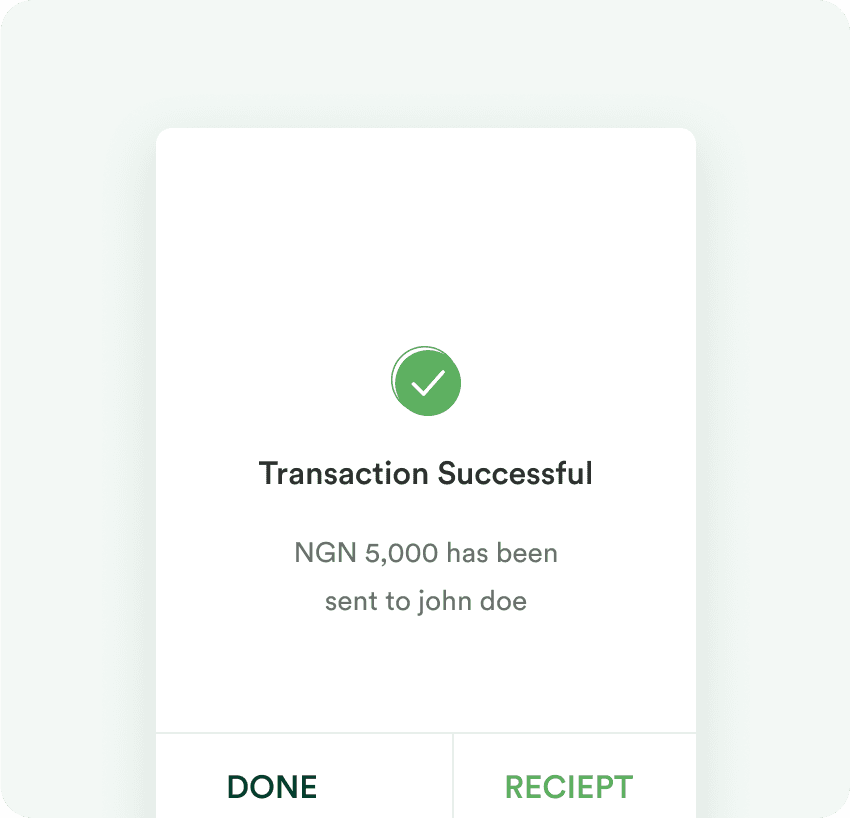 Complete the Transaction